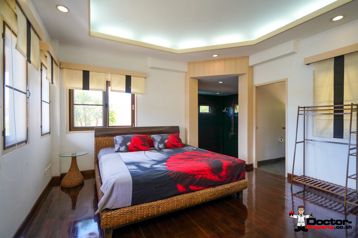 Spacious 5 Bedroom Private Pool Villa with Sea View – Bo Phut, Koh Samui – For Sale